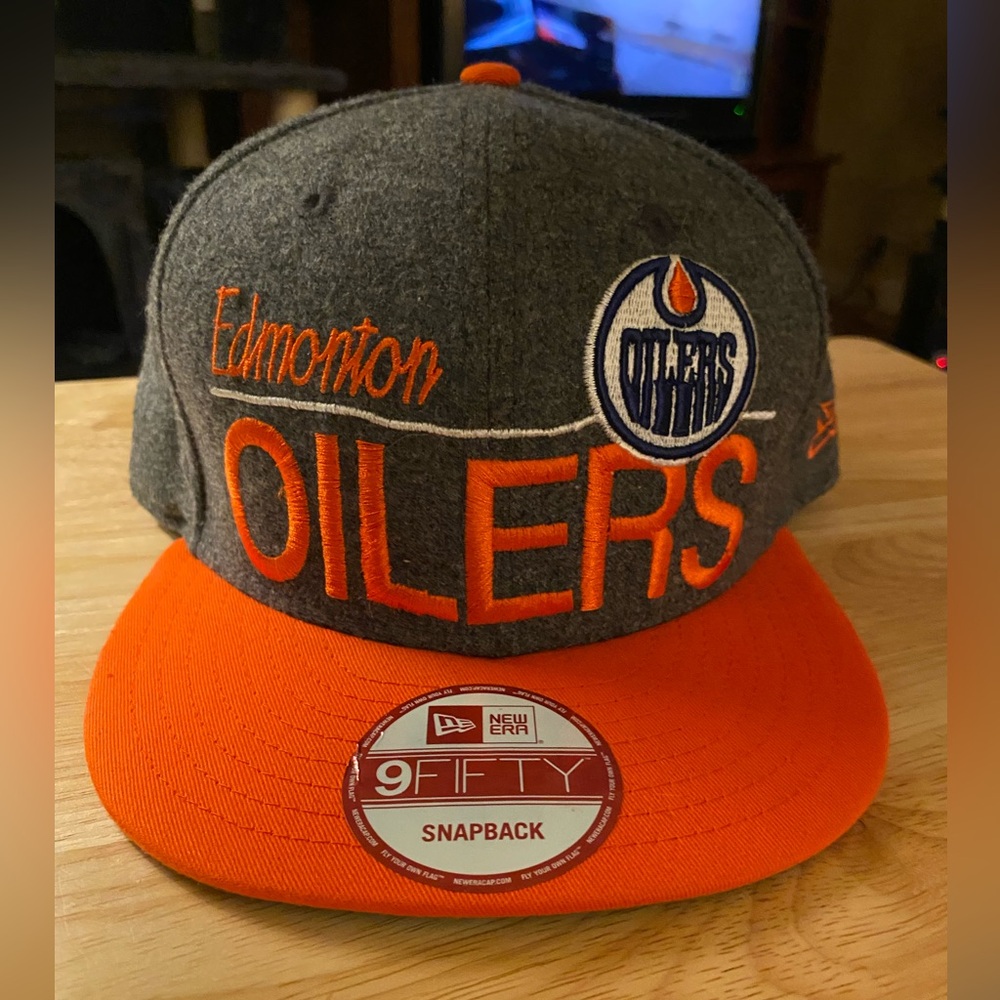Edmonton Oilers New Era 9Fifty SnapBack hat, Vintage Hockey, great condition
